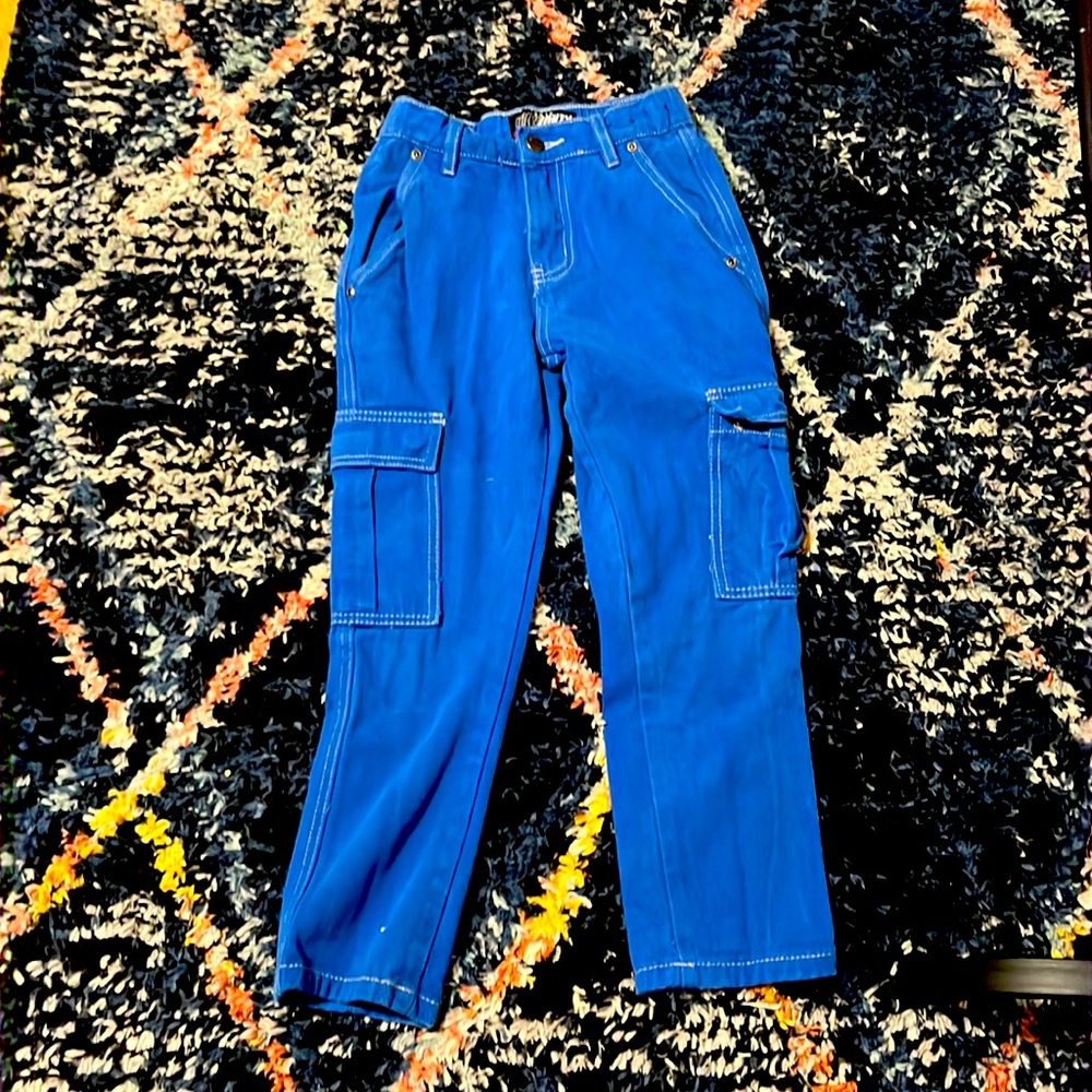 Jean cargo pants